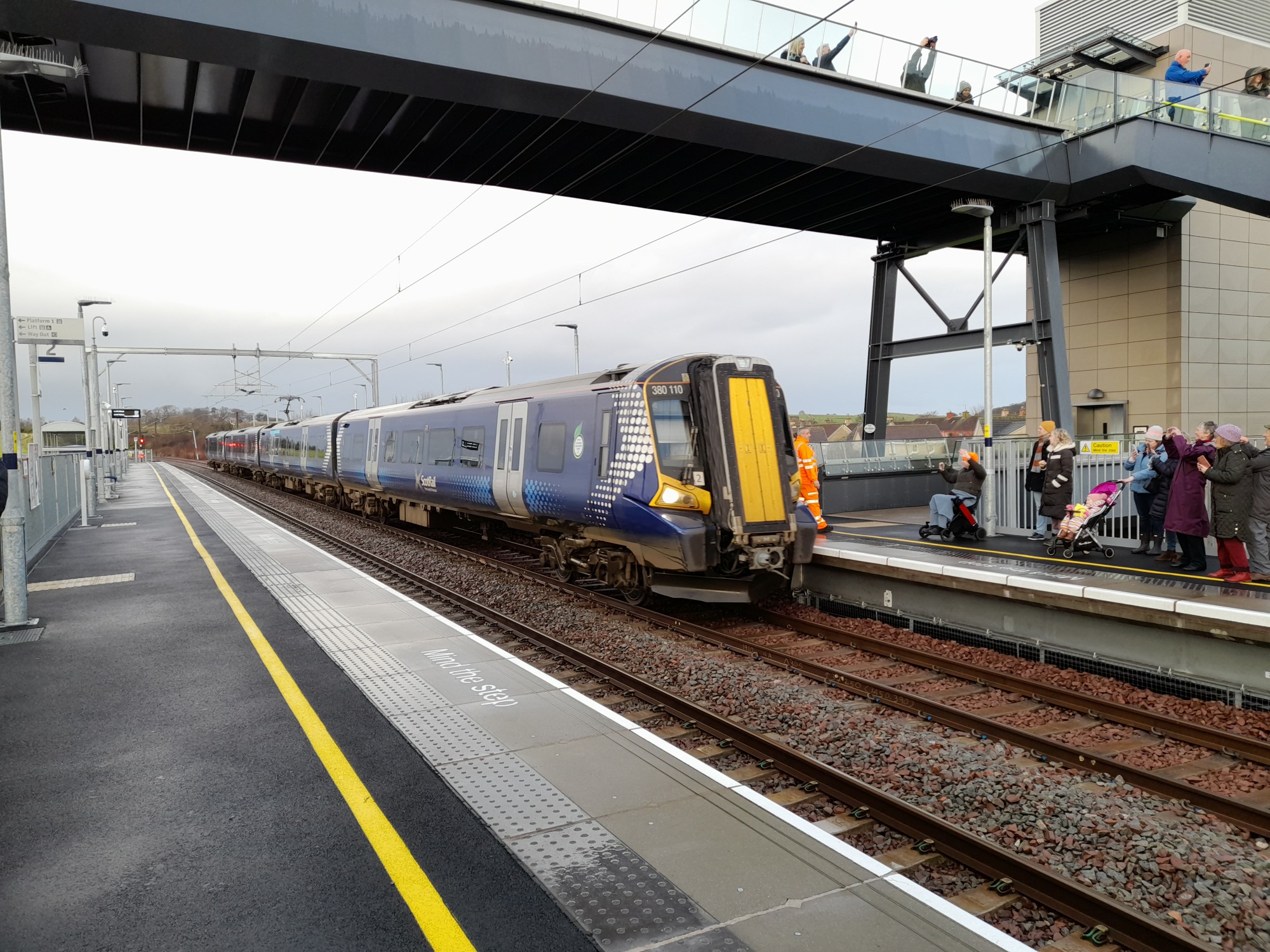 East Linton Station Construction - 2023-12-13